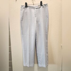 90s Roem Korean Brand Light Blue Dress Ankle Cut Pants